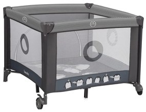 Lionelo - Hracia ohrádka BONNIE Sivá Scandi