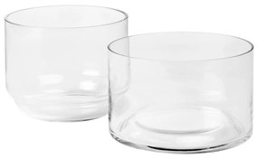 Broste Sklenená miska Sylvia – set 2 ks
