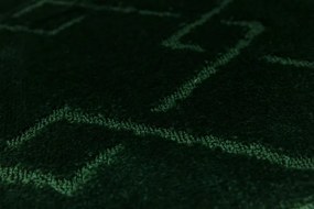 Dvojdielna sada kúpeľňových koberčekov MORENO tmavozelená