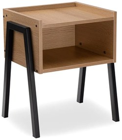 Nočná skrinka SKIVE MODERN OAK