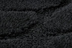 Kúpeľňový koberček SUPREME STONES kamienky, čierny