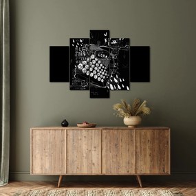 Obraz - Kresba v Banksyho štýle (150x105 cm)