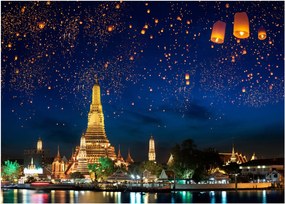 Obraz - Lampióny šťastia, Bangkok (70x50 cm)