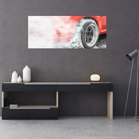 Obraz - Závodné auto (120x50 cm)
