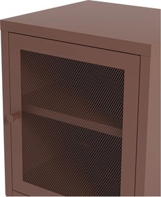 Vínovočervený nočný stolík Fayna – Marckeric