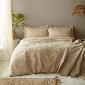 Béžové predĺžené obliečky na dvojlôžko 230x220 cm Casablanca Pinsonic – Pineapple Elephant