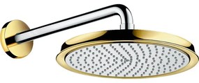 HANSGROHE Raindance Classic horná sprcha 1jet, priemer 270 mm, so sprchovým ramenom 389 mm, chróm/vzhľad zlata, 27424090