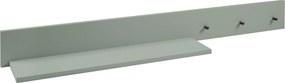 XXXLutz NÁSTENNÝ REGÁL zelená, 136/14/20 cm Jimmylee - Izby pre bábätká - 002808023806