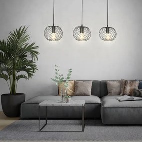 Brilo 4037-035 - Závesný luster na lanku 3xE27/40W/230V