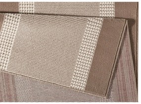 Béžovo-hnedý behúň Hanse Home Basic, 80 x 300 cm