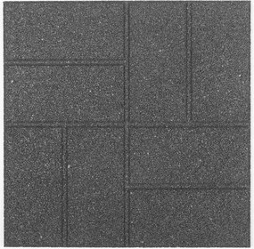 Obojstranná gumová dlaždica Brickface 40 x 40 cm, sivá MHEU5000171