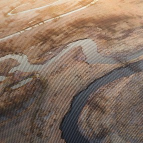 Obraz - Úsvit nad meandrami (120x50 cm)