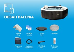 Intex | Vírivý bazén Pure Spa - Jet & Bubble Deluxe HWS 6 | 11400256