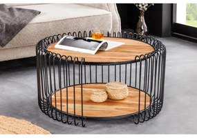 Konferenčný stôl Elements 45736 Ø70cm Drevo Acacia  - Komfort-nábytok