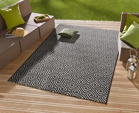 Koberec Hanse Home Meadow Karo čierny