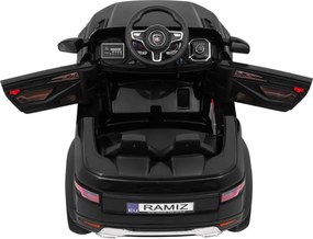 Ramiz Elektrické auto Rapid Racer pre deti, čierne SUV + diaľkové ovládanie