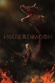 Umelecká tlač House of the Dragon - Daemon Targaryen, (26.7 x 40 cm)