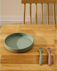 Ružové/tyrkysové plastové/zo silikónu detské lyžičky v súprave 2 ks Lili – Kave Home