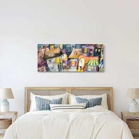 Obraz - Daždivý večer (120x50 cm)