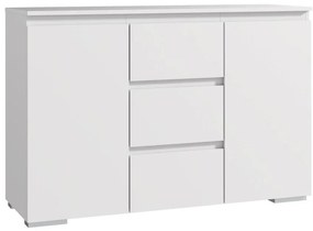 Komoda 120 cm, biela