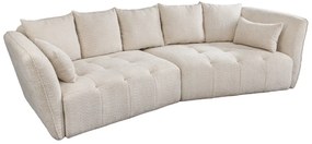 Pohovka ROYAL 295 cm XXL bouclé béžová