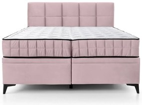 Posteľ Greta 180/200 Amon 21 ružový + matrac