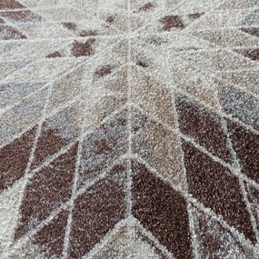 DY Panamero 10 hnedý koberec – kruhový Rozmer: 100 cm