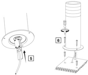Vonkajšia lampa RINO 1xE27/12W/230V IP54 74 cm čierna