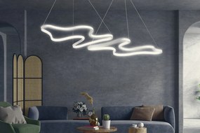 Závesná lampa, Duple Artisan - White Body, White Light