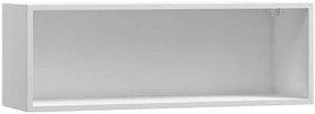 Závesná otvorená polica MODERN - 100x30x35 cm - biela