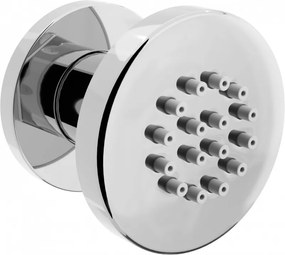 Mexen - podmietková sprchová tryska, okrúhla 50 mm, chrómová, 79361-00