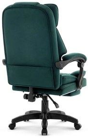 Ergonomická kancelárska stolička HC-1031 s podnožkou - zelená
