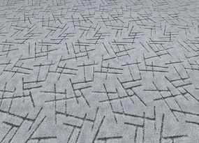 Koberce Breno Metrážny koberec NICOSIA 93, šíře role 500 cm, sivá, viacfarebná