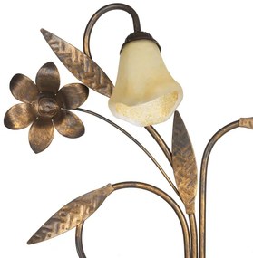 ONLI - Nástenné svietidlo ALGA 3xE14/6W/230V bronzová