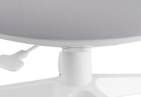 Detská rastúca stolička Neoseat KIDDY FIVE — látka, sivá