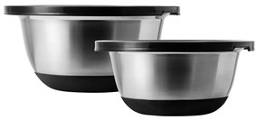 Set miešacích misiek s vekom 4 ks – Basic Kitchen - 593771