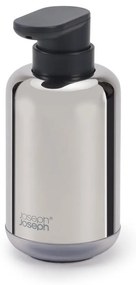 Dávkovač mydla z nehrdzavejúcej ocele v lesklo striebornej farbe 300 ml EasyStore Luxe – Joseph Joseph
