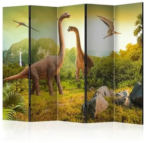 Paraván - Dinosaurs II [Room Dividers] Veľkosť: 225x172, Verzia: Jednostranný