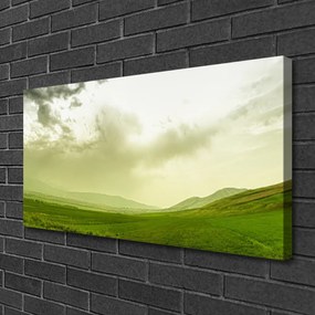 Obraz Canvas Lúka príroda zelený výhľad 120x60 cm