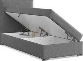 Čalúnená posteľ VICENZA 90×200 cm sivá