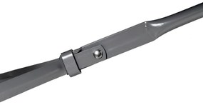 Skladací záhradný stôl sivý