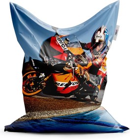 Sedací vak Classic motorkár 2 - detský, farebná