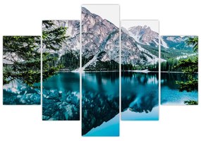 Obraz Jazerá v Alpách (150x105 cm)