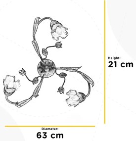 ONLI - Stropné svietidlo ARIANNA 3xE14/6W/230V