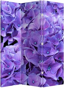 Paraván - Fialová kvetina (126x170 cm)