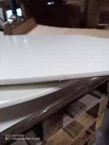 AKCIA Set bielych príručných stolíkov NOLAN B II. akosť