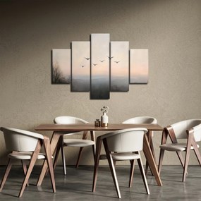 Obraz - Hejno vtákov (150x105 cm)