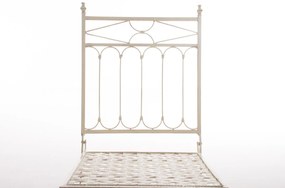 Kovová skladacia stolička Asina - Krémová antik