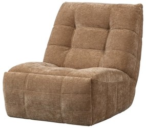 Svetlohnedé polohovacie menčestrové relaxačné kreslo Hein – WOOOD