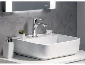 Stojančeková umývadlová batéria v lesklej striebornej farbe Pax – Sapho